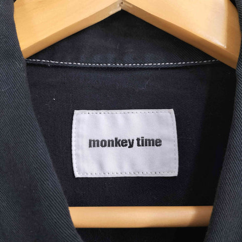 モンキータイム MONKEY TIME G/D TWILL OVERSIZED TRUCKER JACKET メンズ import:S