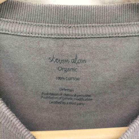 スティーブンアラン Steven Alan ORGANIC SHORT SLEEVE TEE -BOLD/Tシャツ メンズ import:M