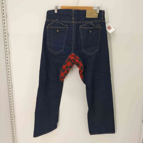 ソアー SOAR チェック切替デニムパンツ メンズ JPN:XL