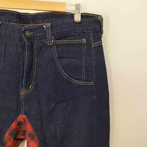 ソアー SOAR チェック切替デニムパンツ メンズ JPN:XL