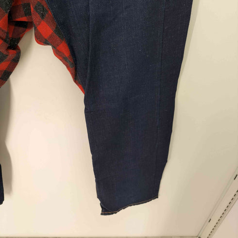 ソアー SOAR チェック切替デニムパンツ メンズ JPN:XL