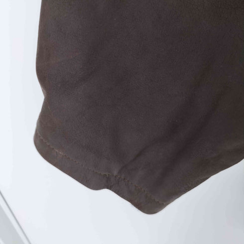コロンビア Columbia 裏地チェック レザーカーコート メンズ import:XL