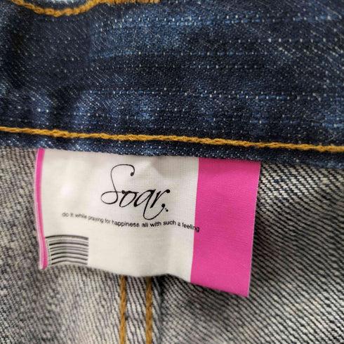 ソアー SOAR バックポケットデザインバギーデニムパンツ メンズ JPN:XL