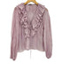 ザラ ZARA フリル ブラウス レディース import:S
