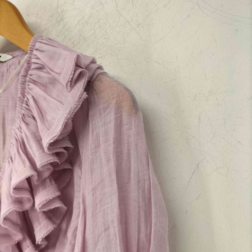 ザラ ZARA フリル ブラウス レディース import:S