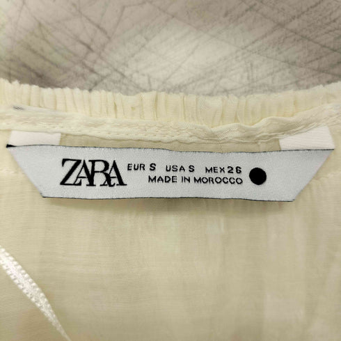 ザラ ZARA フリル ブラウス レディース import:S