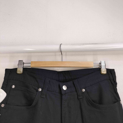 ラングラー Wrangler コットンポリ ストレートデニムパンツ メンズ US:32-33