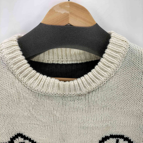 CAMPHOR WOOD low gauge reversible dog sweater メンズ