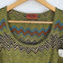 ミッソーニ MISSONI 90s イタリア製 ジオメティック 幾何学 ラメ Uネックニット レディース