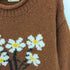 Mcmachan Woolen マクマーンウーレン フラワーデザイン ウールクルーネック ニット セーター メンズ