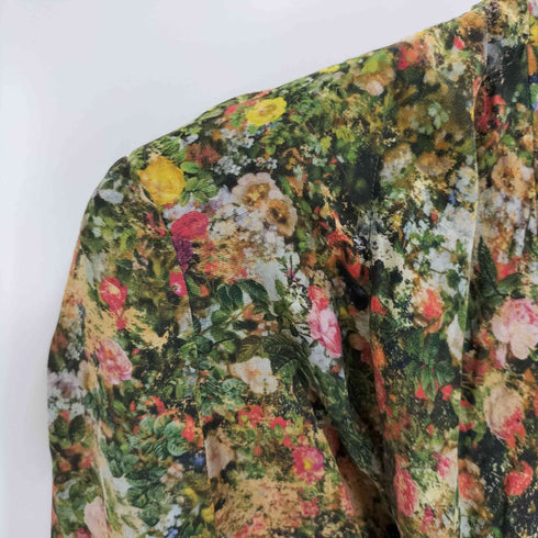 ヴィヴィアンウエストウッドレッドレーベル Vivienne Westwood RED LABEL シルク100% 総柄シャツ レディース JPN:1