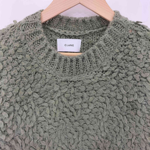 クラネ CLANE MOHAIR LOOP BULKY KNIT TOPS モヘヤループバルキーニット レディース 2