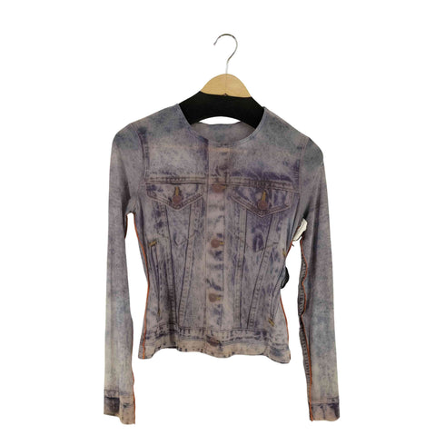 ディーゼル DIESEL T-CLAU トロンプルイユ セカンドスキン カットソー レディース import:M