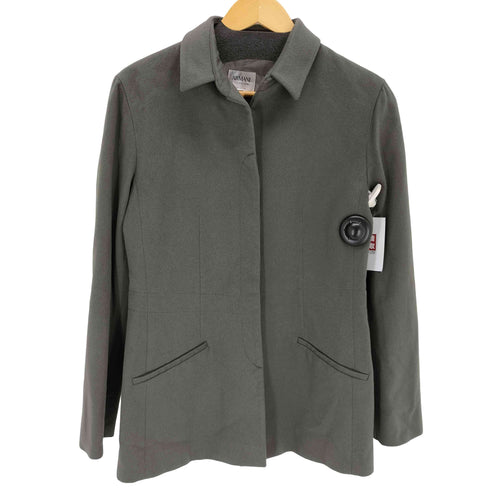 アルマーニコレツィオーニ ARMANI COLLEZIONI カシミヤ100% 比翼カバーオール レディース EUR:42