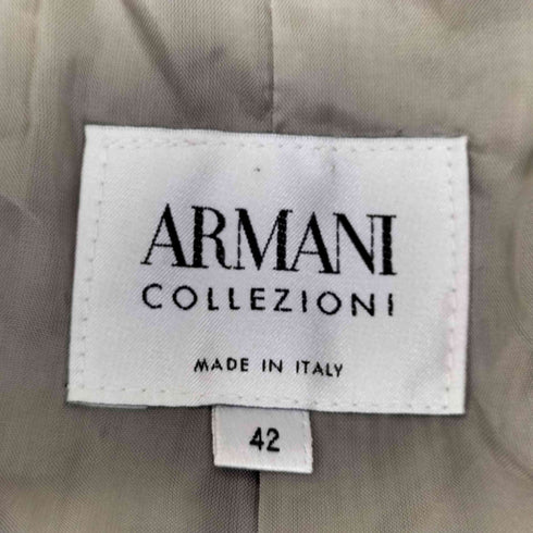 アルマーニコレツィオーニ ARMANI COLLEZIONI カシミヤ100% 比翼カバーオール レディース EUR:42