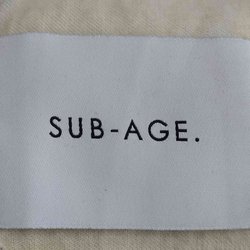 サベージ SUB-AGE. SLIM BOOTS CUT SLACKS メンズ