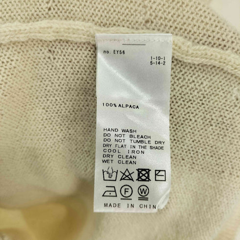 プラージュ PLAGE 23AW ALPACA VEST アルパカ ベスト レディース