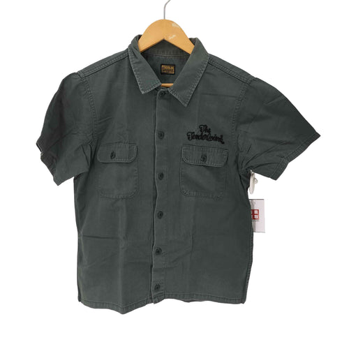 テンダーロイン TENDERLOIN S/S 刺繍 ワークシャツ メンズ JPN:XS