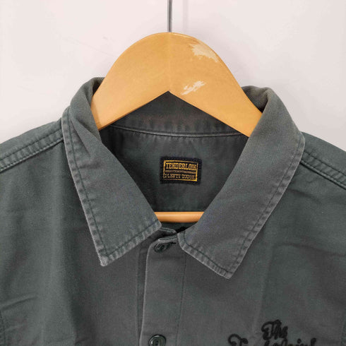 テンダーロイン TENDERLOIN S/S 刺繍 ワークシャツ メンズ JPN:XS