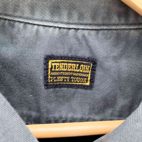 テンダーロイン TENDERLOIN S/S 刺繍 ワークシャツ メンズ JPN:XS