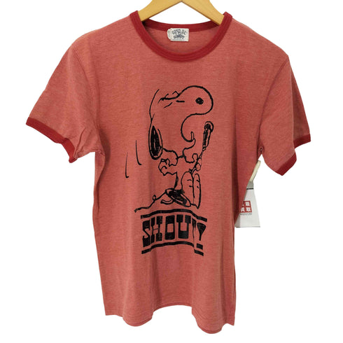 グッドオルアンドコー GOOD OL&CO キャラクタープリント リンガーTシャツ メンズ JPN:S