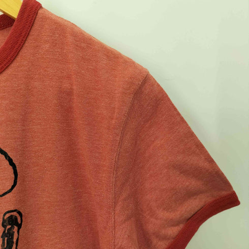 グッドオルアンドコー GOOD OL&CO キャラクタープリント リンガーTシャツ メンズ JPN:S