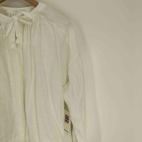 フレームワーク FRAMeWORK 22SS ヘビーリネン2WAYブラウス レディース FREE