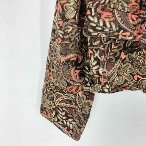 ANN TAYLOR LOFT ペイズリー柄3Bテーラードジャケット レディース UK:14
