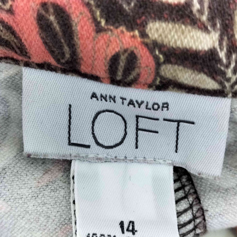 ANN TAYLOR LOFT ペイズリー柄3Bテーラードジャケット レディース UK:14