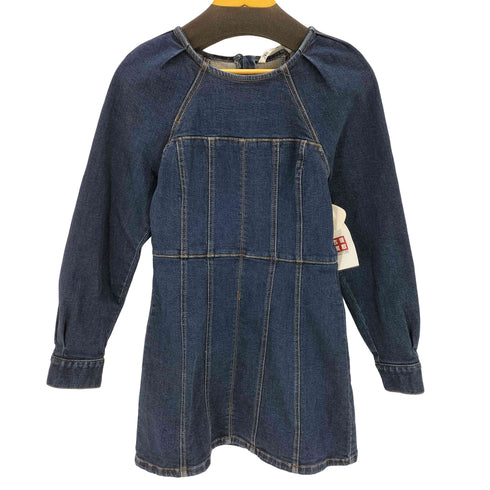 ザラ ZARA インディゴデニムドレス レディース JPN:M