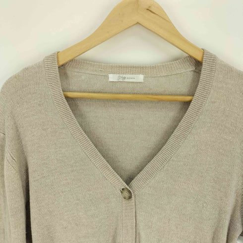 プラージュ PLAGE 21SS Linen smooth short cardigan レディース