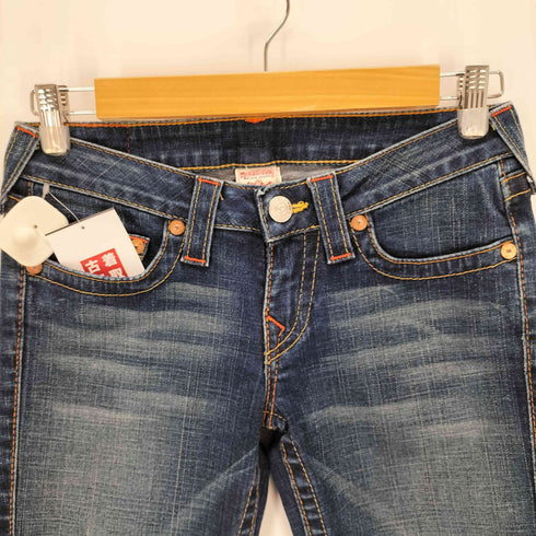 トゥルーレリジョン TRUE RELIGION USA製 デニムテーパードパンツ レディース 27