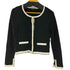 ザラ ZARA パール調ボタンニットカーディガン メンズ import:M