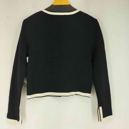 ザラ ZARA パール調ボタンニットカーディガン メンズ import:M