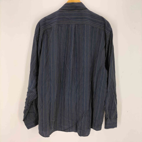 ラウンドツリーアンドヨーク roundtree&yorke テンセル L/S ストライプシャツ メンズ JPN:XL