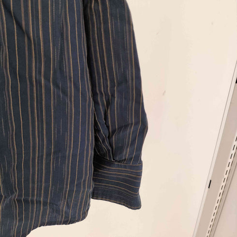 ラウンドツリーアンドヨーク roundtree&yorke テンセル L/S ストライプシャツ メンズ JPN:XL