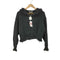 スライ SLY ZIP UP DAMAGE CROPPED トップス レディース FREE