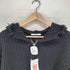 スライ SLY ZIP UP DAMAGE CROPPED トップス レディース FREE