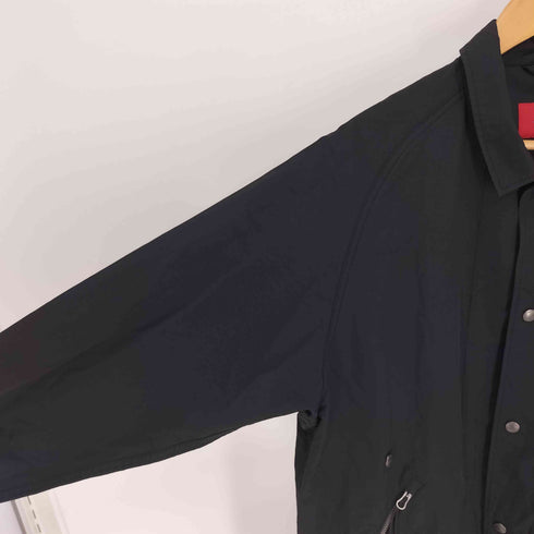 ディッキーズ Dickies ロゴ プリント ジップポケット 70/30 コットン ナイロン コーチ ジャケット メンズ import:L