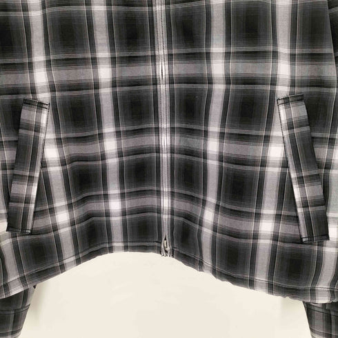 ビームス BEAMS ショート チェック ブルゾン メンズ JPN:M