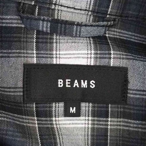 ビームス BEAMS ショート チェック ブルゾン メンズ JPN:M