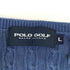 ポロゴルフラルフローレン POLO GOLF RALPH LAUREN ポニー 刺繍 Vネック ケーブル コットン ニット ベスト メンズ import:L