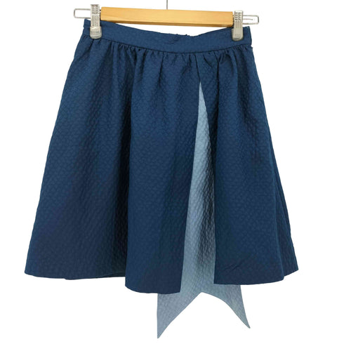 パメオポーズ Pameo Pose SASH GATHER SKIRT 変形 ミニ スカート レディース F