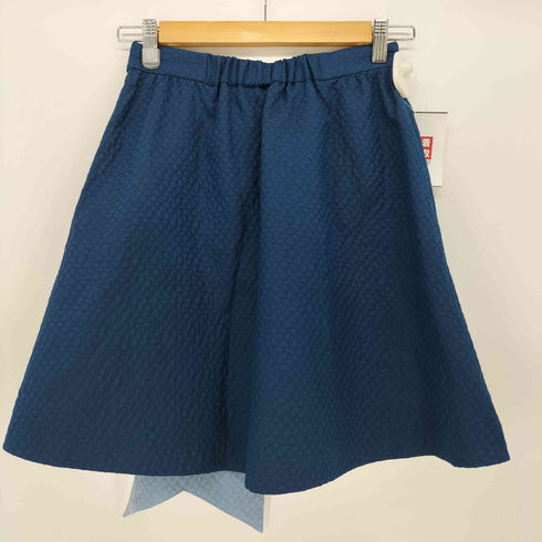 パメオポーズ Pameo Pose SASH GATHER SKIRT 変形 ミニ スカート レディース F