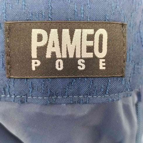 パメオポーズ Pameo Pose SASH GATHER SKIRT 変形 ミニ スカート レディース F
