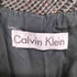 カルバンクライン CALVIN KLEIN ウールチェック柄 ダブルテーラードジャケット レディース import:L