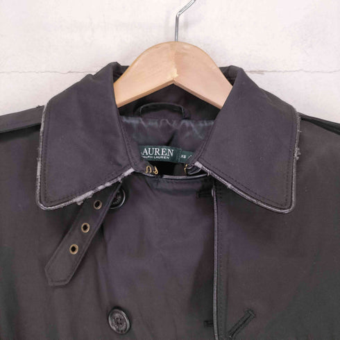 ローレンラルフローレン LAUREN RALPH LAUREN チンストラップ ウエストベルト付き トレンチコート レディース import:XS