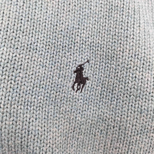 ポロバイラルフローレン Polo by RALPH LAUREN 90S ポニー 刺繍 コットン ニット プルオーバー メンズ import:XL