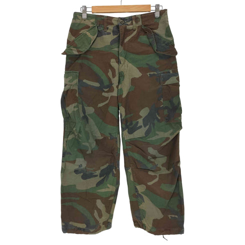 ユーエスアーミー U.S. ARMY ウッドランドカモ M-65 フィールドパンツ メンズ SMALL-SHORT