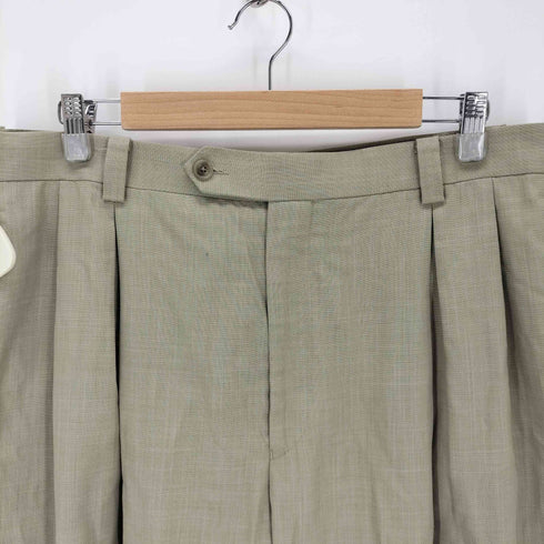 ローレンラルフローレン LAUREN RALPH LAUREN レーヨン混2タックワイドスラックス メンズ W36xL32